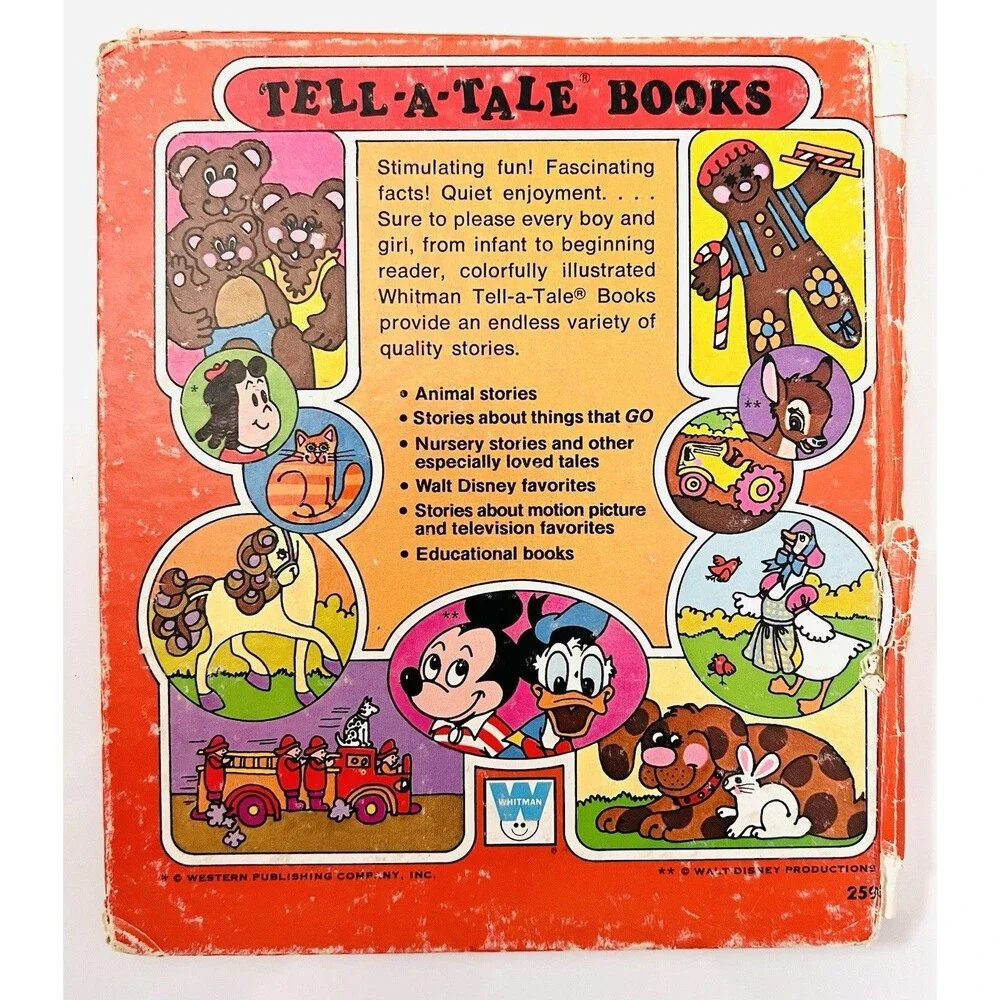 Vintage Whitman Tell-A-Tale Books Farm Animal Storybook Lot 1960s 1970s